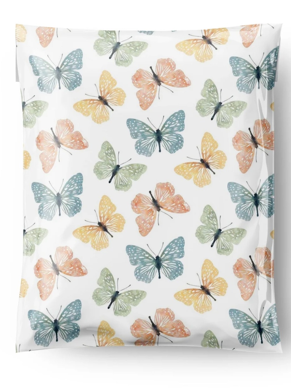 25 butterfly poly mailers 10x13
